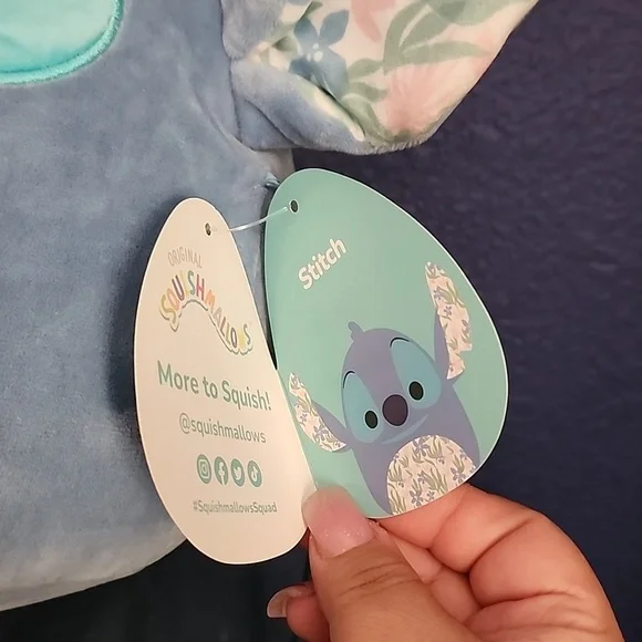 Squishmallows Stitch Disney Stuffed Plush - Picture 3 of 3